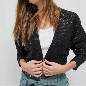 Anthropologie Maeve Artemia Sequined Cardigan, S